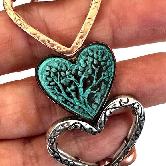 Heart stretchy bracelet - Picture 6 of 8